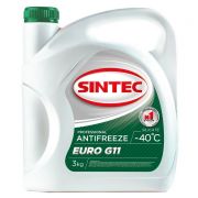 Охлаждающая жидкость Sintec Euro антифриз 3кг зеленый G11 -40 990465