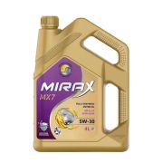 Моторное масло MIRAX MX7 5W30 A3/B4 SL/CF 4л синт 607027