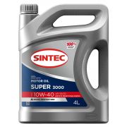 Моторное масло Sintec Супер 3000 10W40 SG/CD 4л 600240/801894