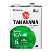 Моторное масло TAKAYAMA Safetec 10W40 SL/CF A3/B4 4л п/с 605591/605047