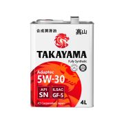 Моторное масло Takayama Adaptec 5W30 ILSAC GF-5 SN 4л жесть 605585/605043