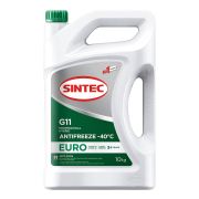 Охлаждающая жидкость Sintec Euro антифриз 10кг зеленый G11 -40 990571/800516