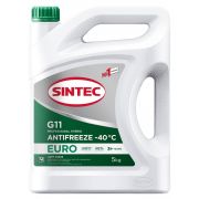 Охлаждающая жидкость Sintec Euro антифриз 5кг зеленый G11 -40 990554/800523