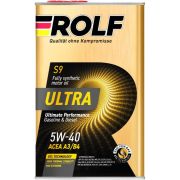 Моторное масло ROLF Ultra 5W40 A3/B4 SP 1л синт жесть 323104
