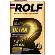 Моторное масло ROLF Ultra 5W30 A3/B4 SP 4л синт жесть 323105