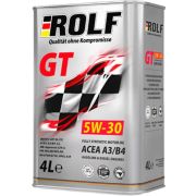 Моторное масло ROLF GT 5W30 SL/CF A3/B4 4л синт 322620