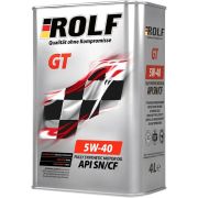 Моторное масло ROLF GT 5W40 SN/CF A3/B4 4л синт 322229
