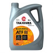Трансмиссионное масло TAKAYAMA ATF lll 4л д/ав.трансмиссий пластик 605519